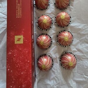 18 Nespresso Festive Red and Gold Coffee Capsules